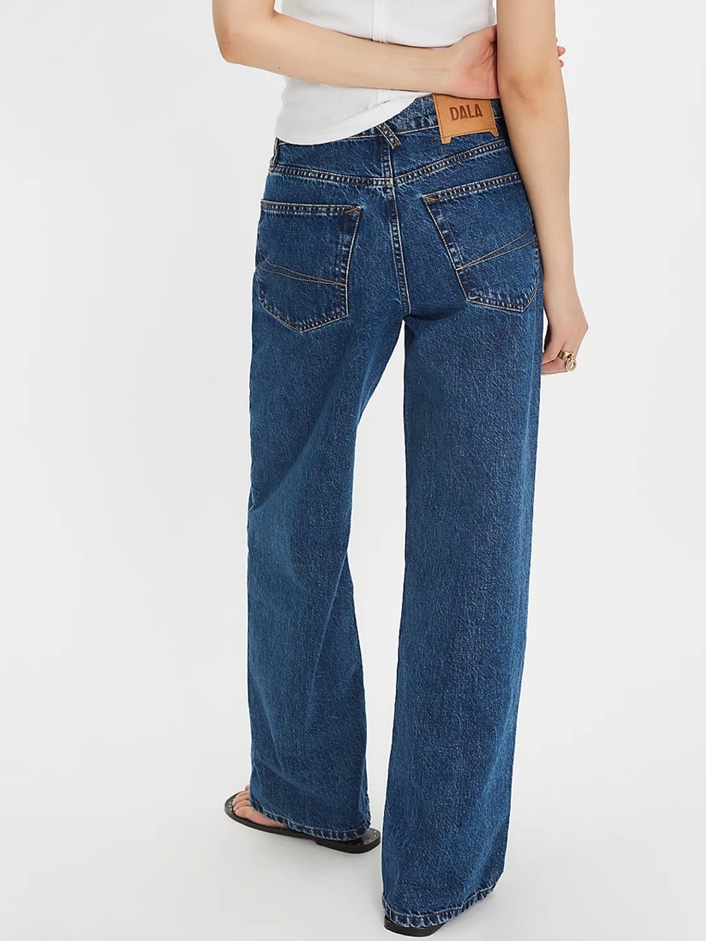 Free People X Dala Sling Denim Jeans NWT - Picture 3 of 4